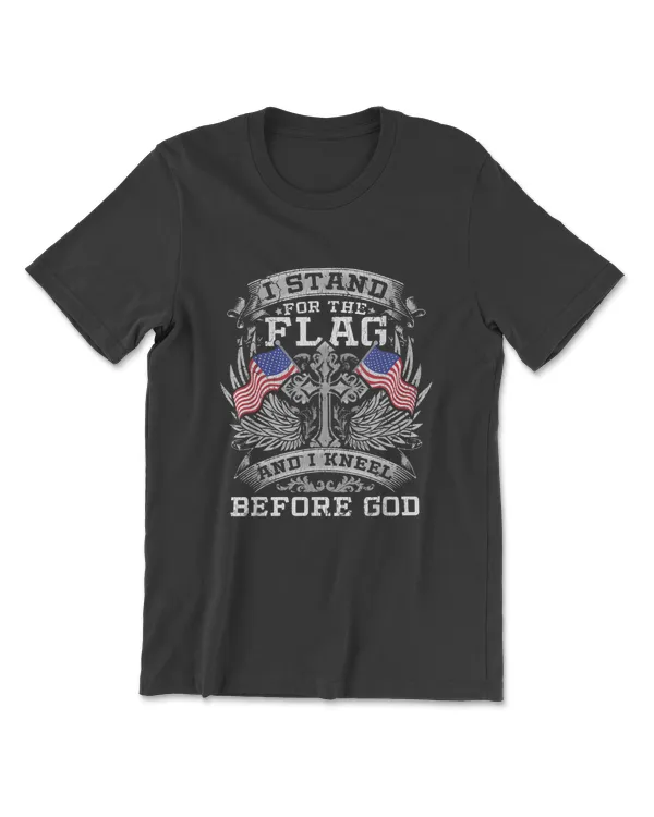 Stand For The Flag Kneel Before God T-Shirt