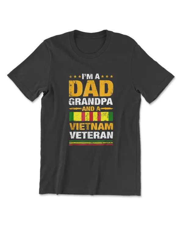 I Am A Dad Grandpa Vietnam Veteran T Veteran Day