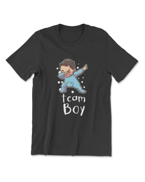 Gender Reveal Team Boy Baby Party T-Shirt