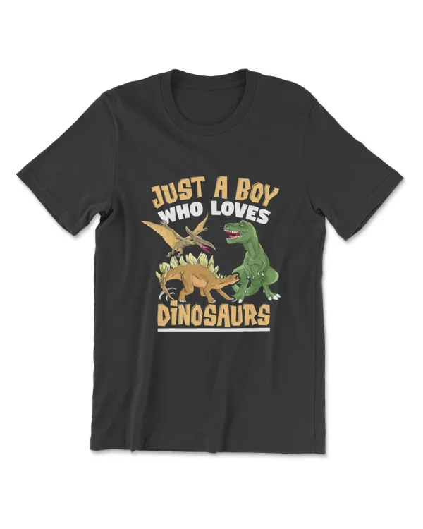 Just A Girl Who Loves Dinosaurs And Soccer Dinosaur T-Shirt