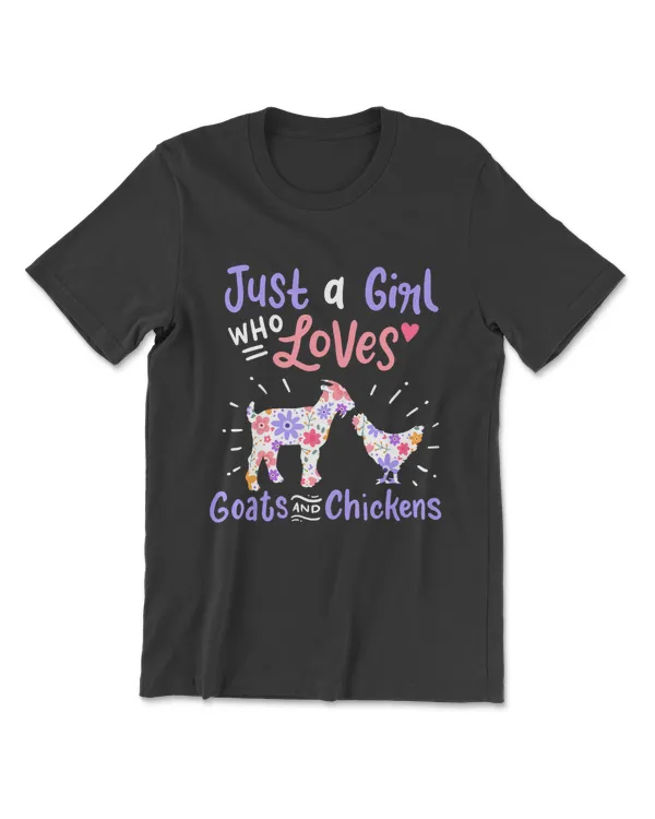 Goat Chicken Just A Girl Who Loves Goats And Chickens