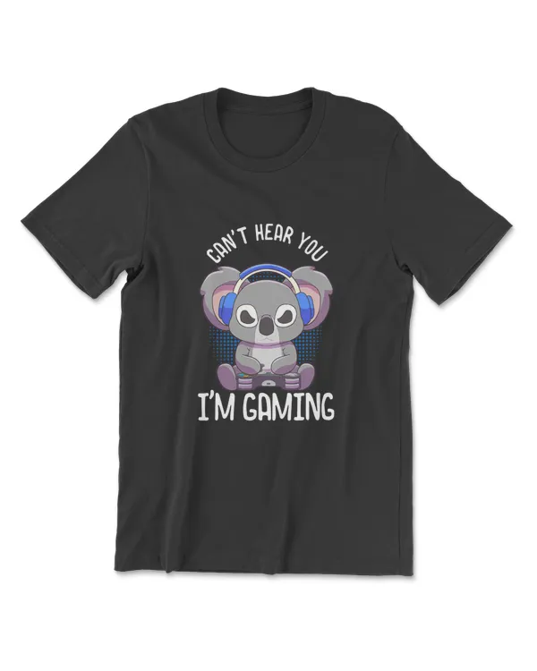 Gamer Shirt Teen Boys Girls Gift Can't Hear You I'm Gaming T-Shirt