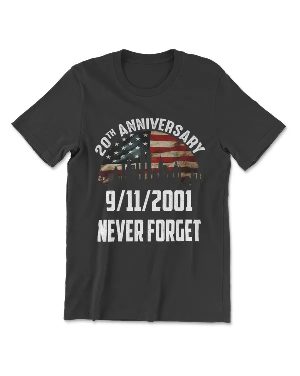 Never Forget 911 20th Anniversary Patriot Day 2021