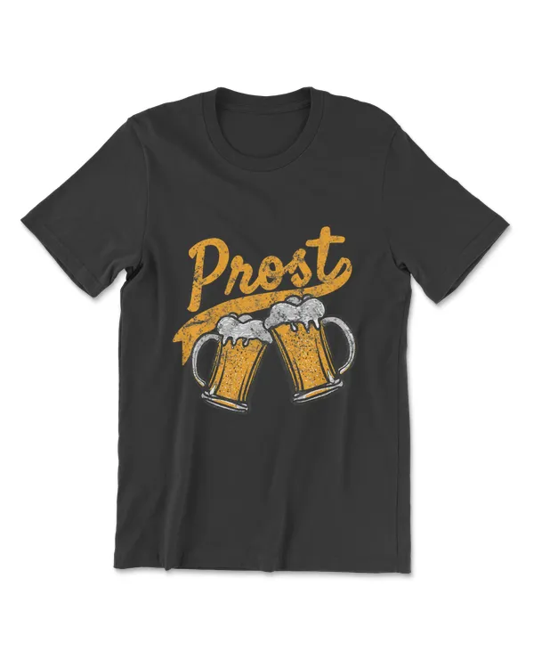German Prost Cheers Beer Drinking Tshirt