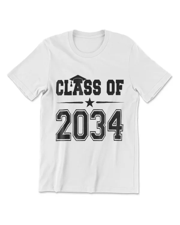 Class Of 2034 Shirt Graduation Gift