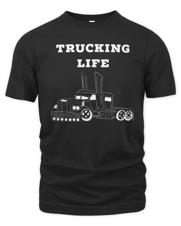 18 Wheeler Semi Trucking For Truckers With Big Rigs OTR T-Shirt