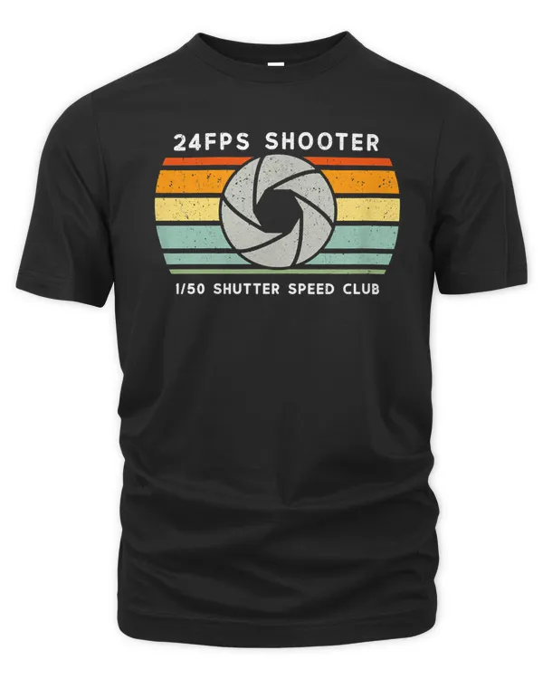 24FPS Shooter Vlogger Gift for Photographer Videographer T-Shirt