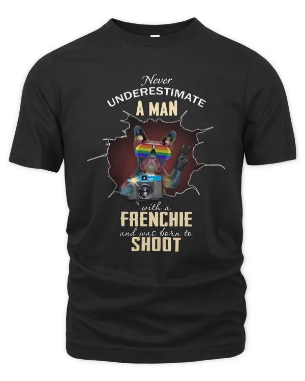 Dog A Man Loves Frenchie And Shoot LGBT 530 paws