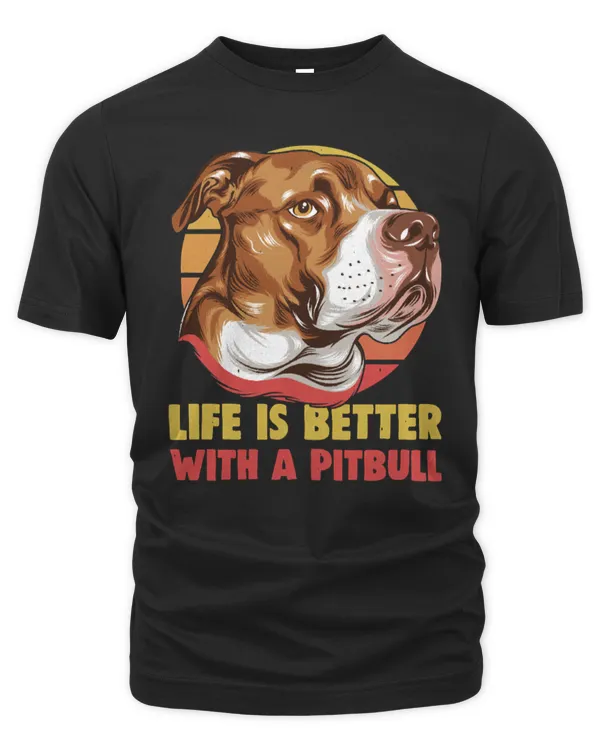 Dog that life with a pit bull is so much better 440 paws