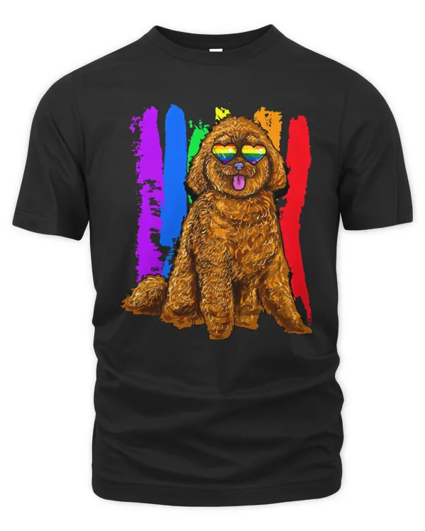 Dog Adorable Dog With Rainbow Heart Glasses 85 paws