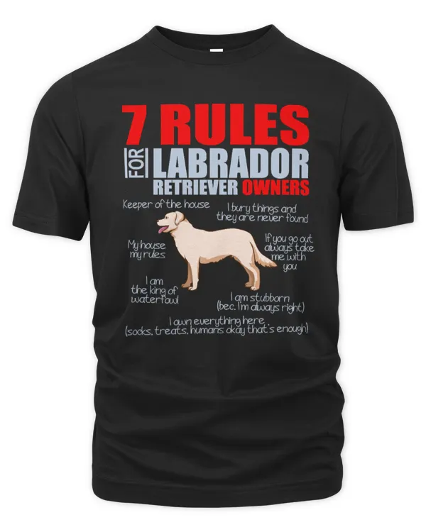 Dog 7 Rules for Labrador Retriever 387 paws