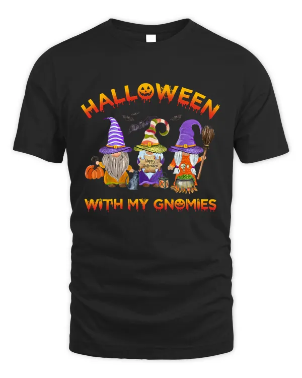 Official Halloween With My Gnomies Dwarfs Shirt
