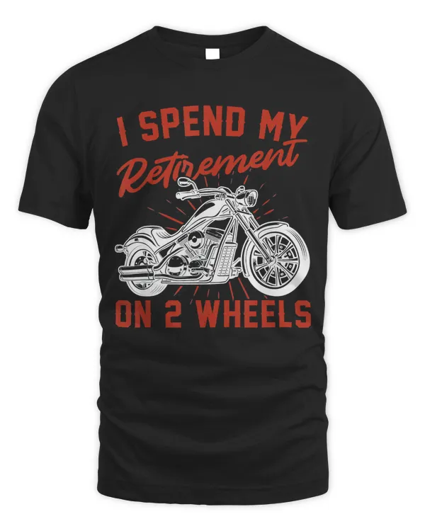 Biker Ride Old School Motorcycle My Plan For Retirement T-Shirt