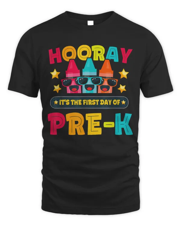 Hooray Pre-K Funny Matching Back To School Teacher Kid T-Shirt