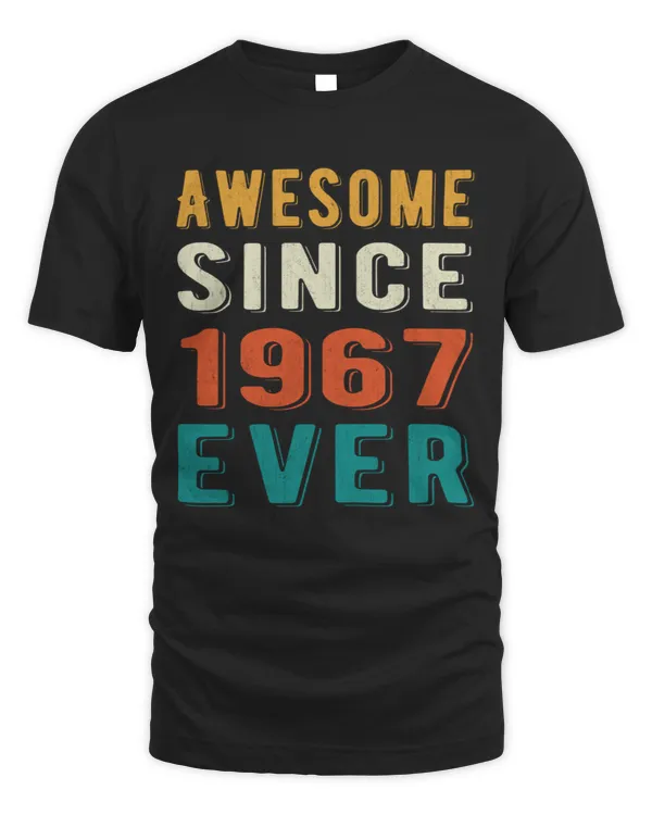 Awesome since 1967 ever Retro style 54th birthday gift