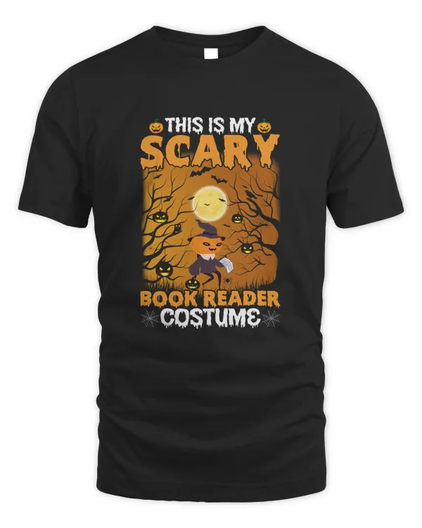 This is my scare book reader costume Funny halloween clothing