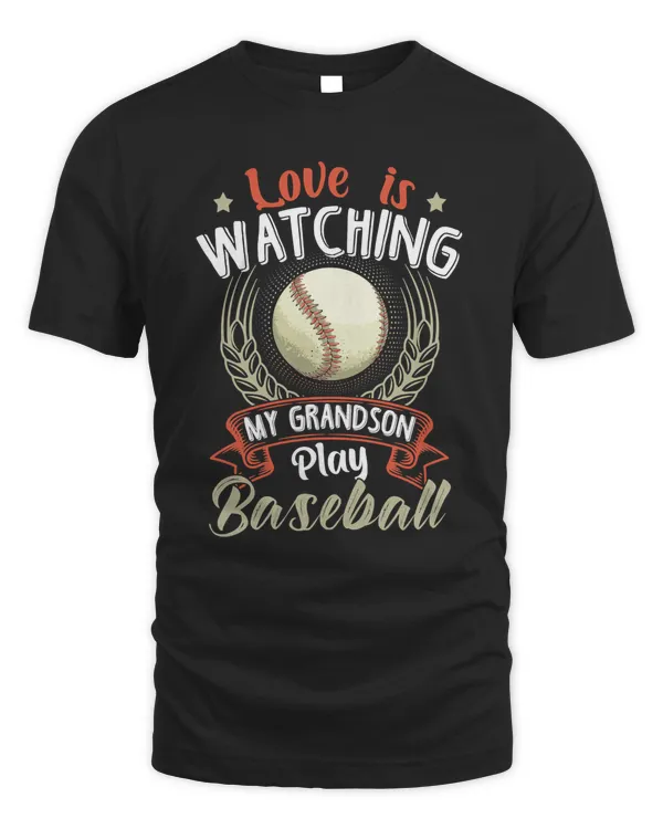 Baseball Love Is Watching My Grandson Play Funny386 coach