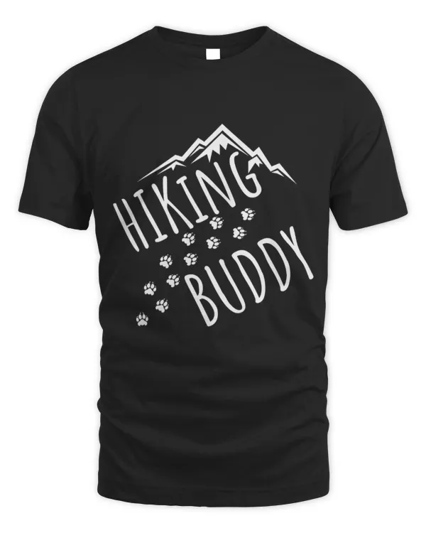 Dog Hiking tee, Camping Dog, Nature Dog, Hiking Buddy Dog T-Shirt