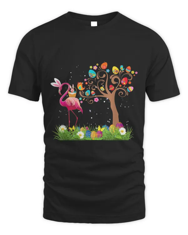 Bunny Flamingo Easter 2021 T-Shirt