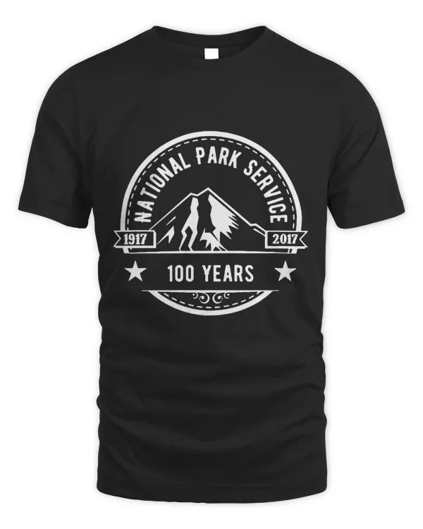 National Park Service 100 Years - Mountain tshirt