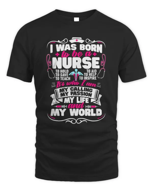 i was born to be a nurse cool gift