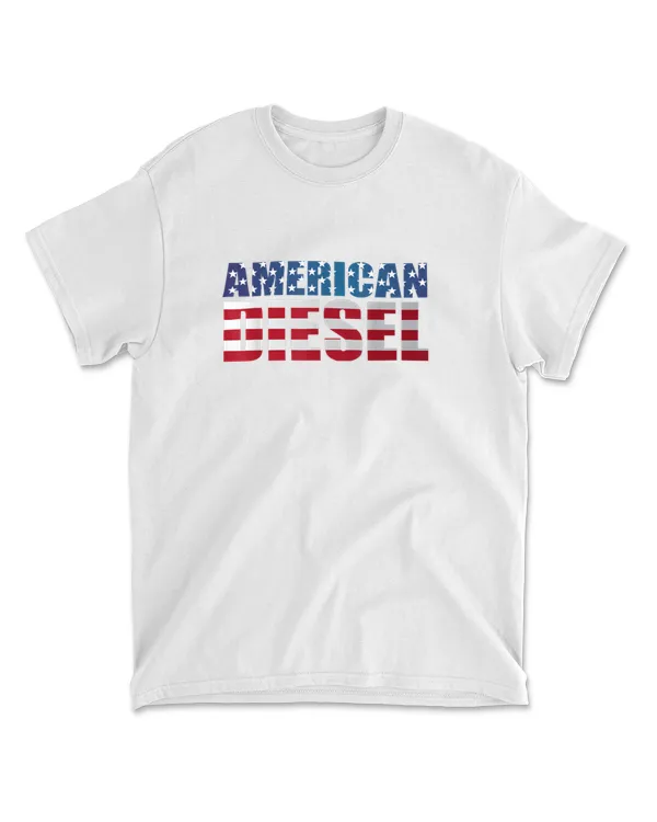 American Diesel Truck Shirt Diesel Flag Usa America Tshirt T Shirt