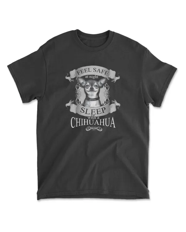 Chihuahua T Shirt Feel Save At Night Men S Premium T Shirt