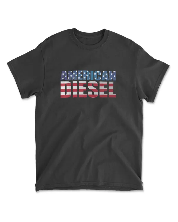 American Diesel Truck Shirt Diesel Flag Usa America Tshirt T Shirt