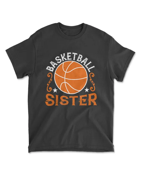 Basketball Sister Basketball T-Shirt