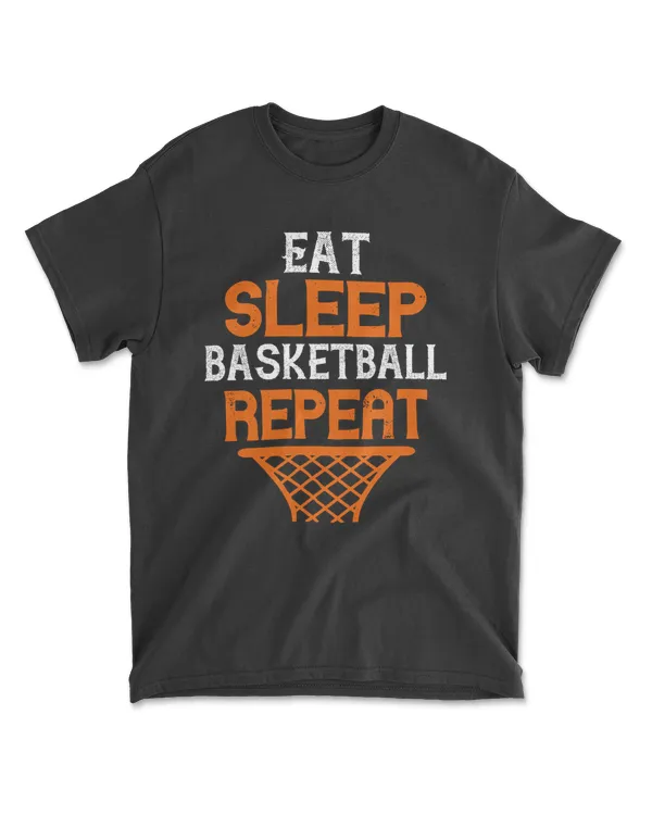 Eat More, Sleep, Basketball, Repeat Basketball T-Shirt