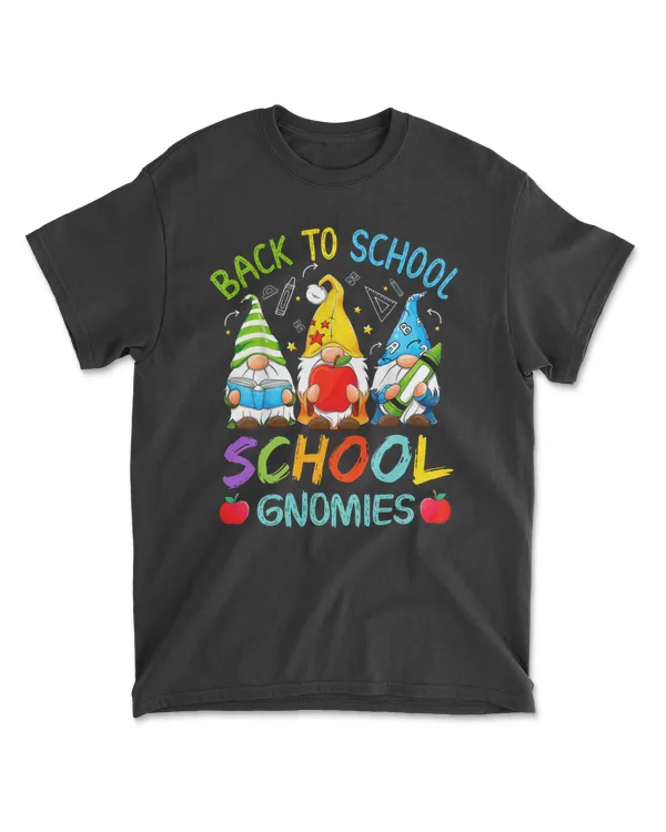 Back To School School Gnomies Teacher Women Student T-Shirt