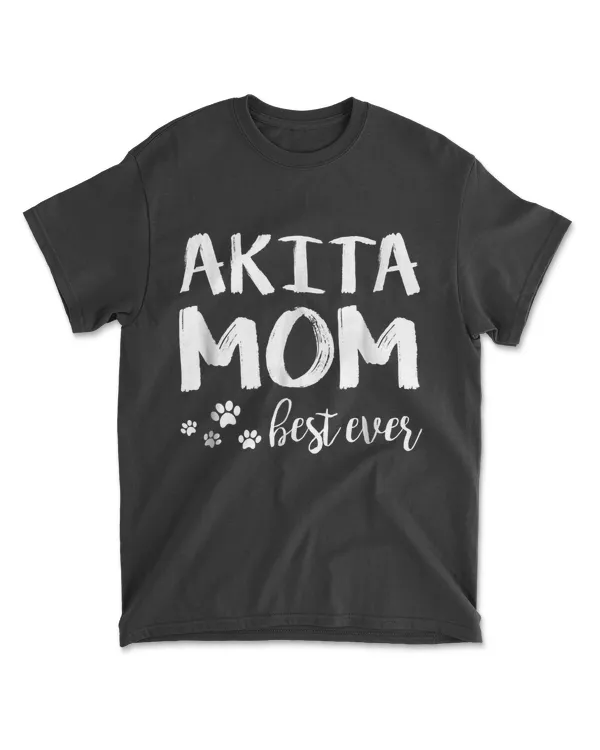 Akita Best Dog Mom Ever Shirts for Women