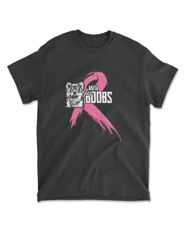 Akita Breast Cancer Awareness T-Shirt