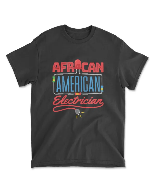 African American Electrician Pullover Hoodie