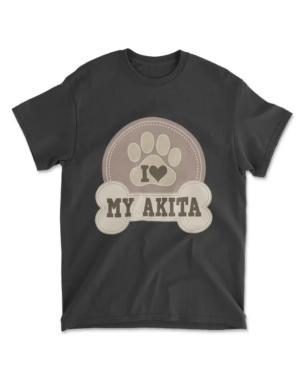 Akita Dog Lover Pet Owner Gift Idea T-Shirt