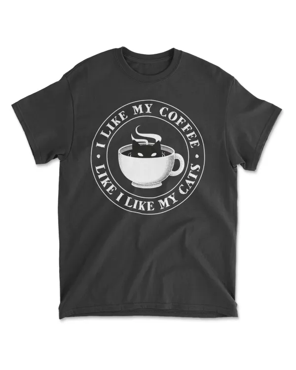 Black Coffee & Black Cats T-Shirt