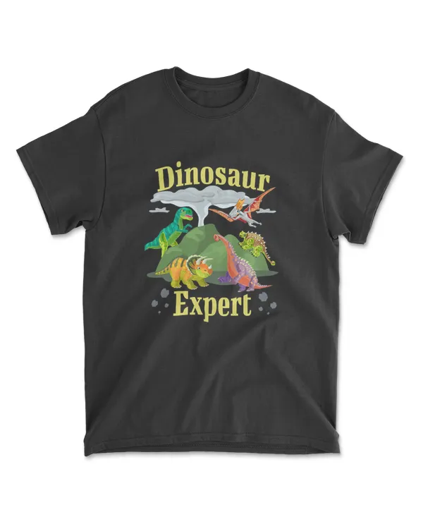 Dinosaur T-Shirt for Kids - Dinosaur Expert T-Shirt