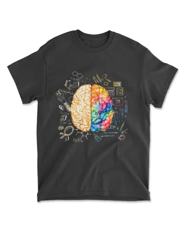 Colorful Brain-Science And Art-Neuroscience Neurologist
