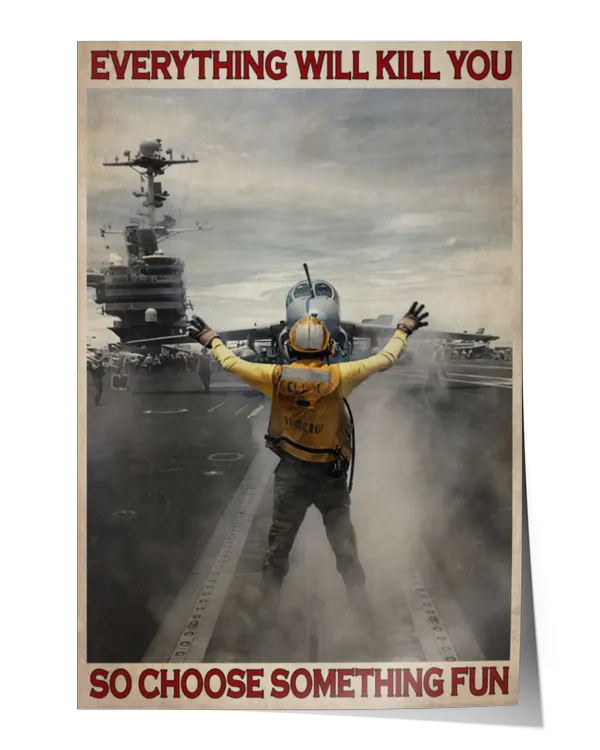 home decor poster aircraft marshalling choose something fun vertical poster ideal gift