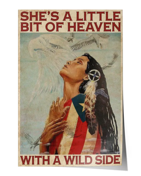 home decor wall posters puerto rican girl with a wild side vertical poster ideal gift