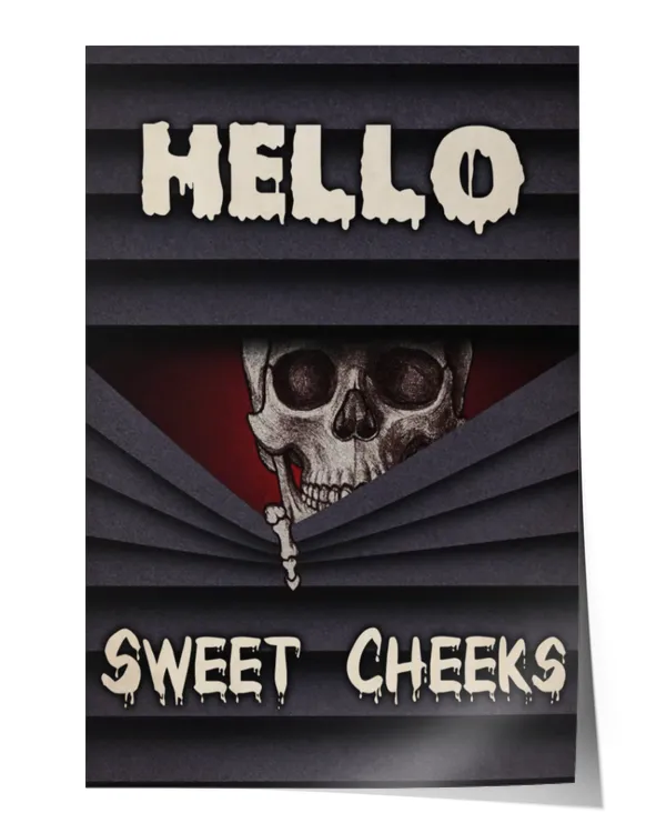 skeleton nice butt  home decor wall vertical poster ideal gift