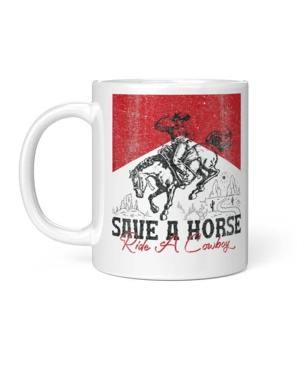 Save A Horse Ride A Cowboy Vintage Country Western