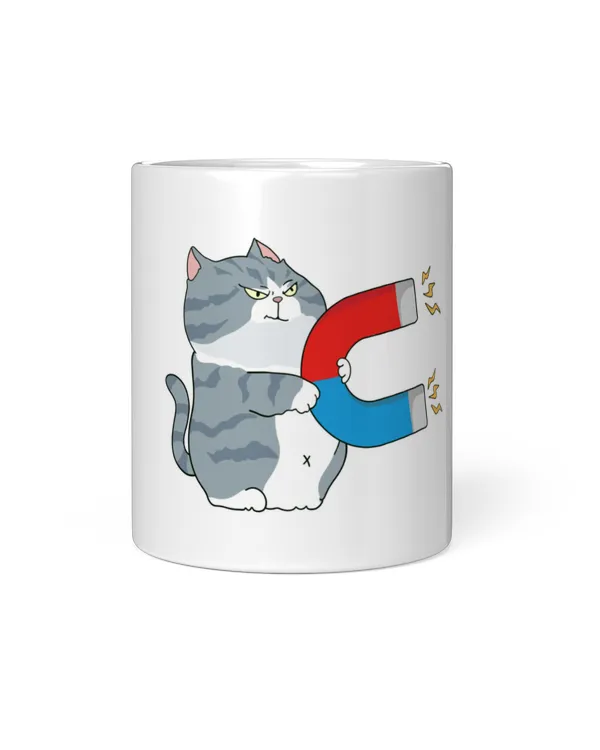 Glass of water for fun for pet lovers, Dogs attract cat magnets | Mug Maxui