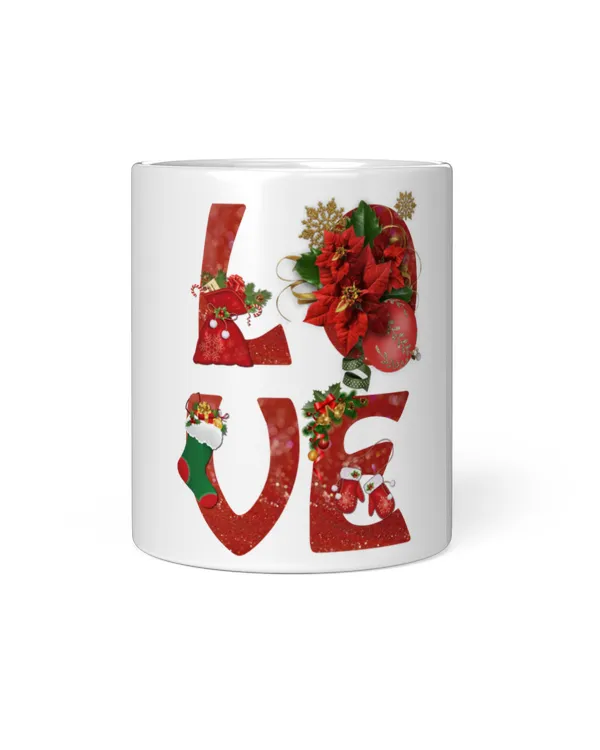 Love Christmas White Mug