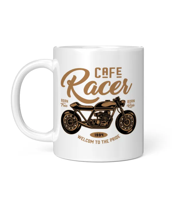 Cafe Racer Born Free Ride Mug