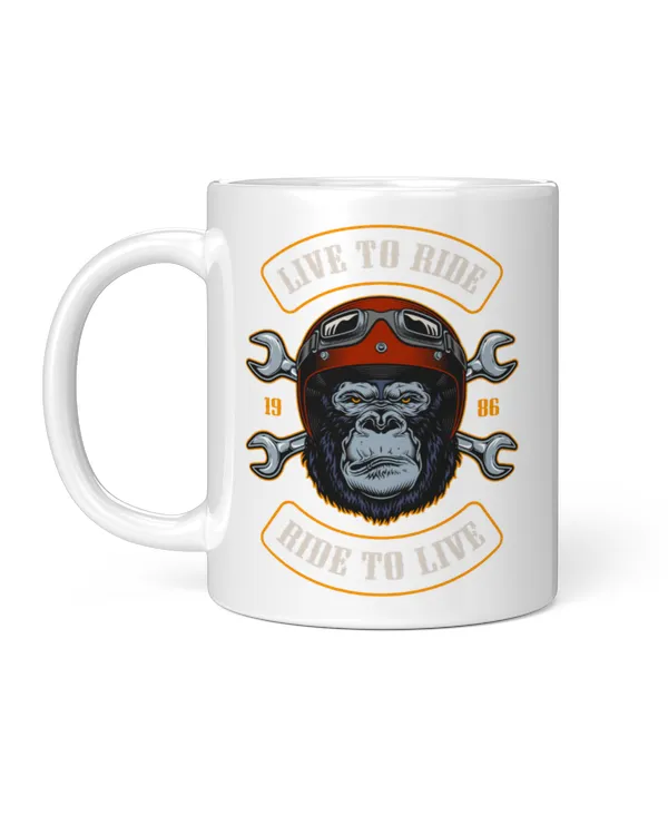 Live To Ride & To Live Mug