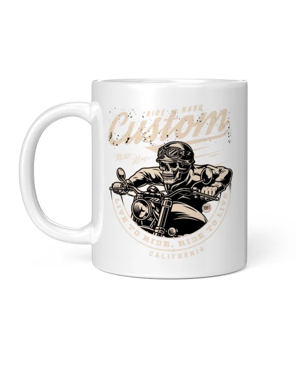 Ride Hard Custom Road King Mug