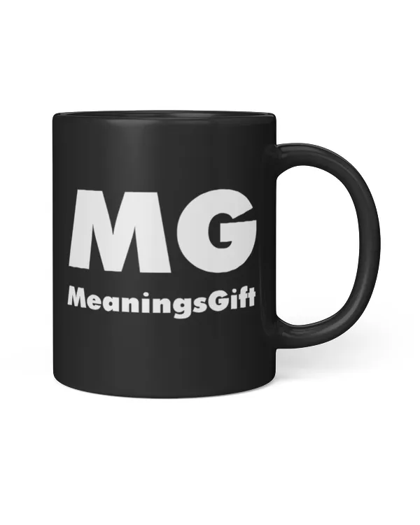 MeaningsGift Black Coffee Mug