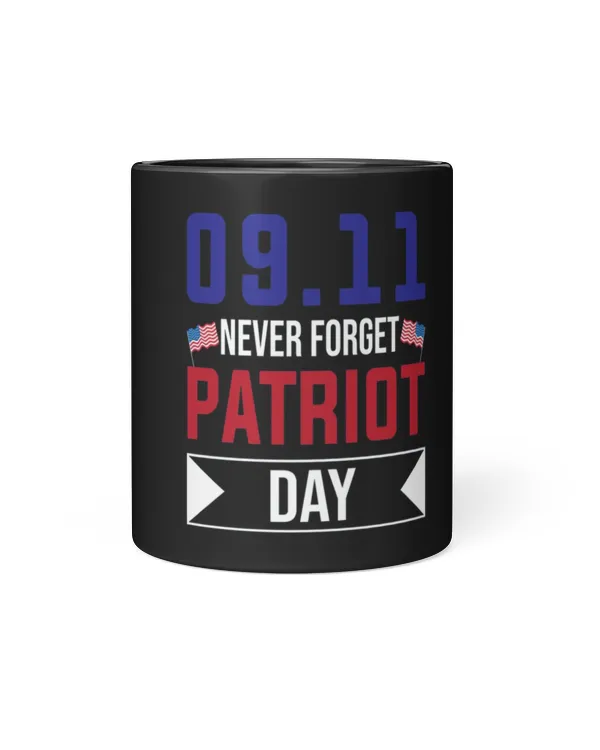 9.11 Never Forget Patriot Day Mug
