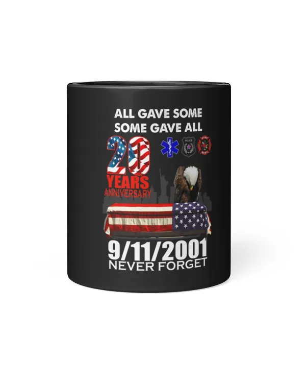 9.11.2001 20th Anniversary Never Forget Mug